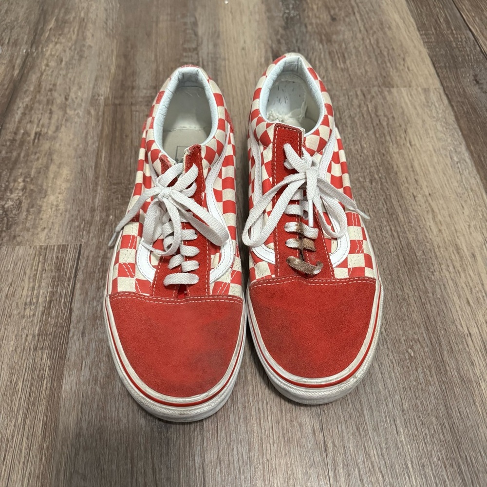 red checkered vans